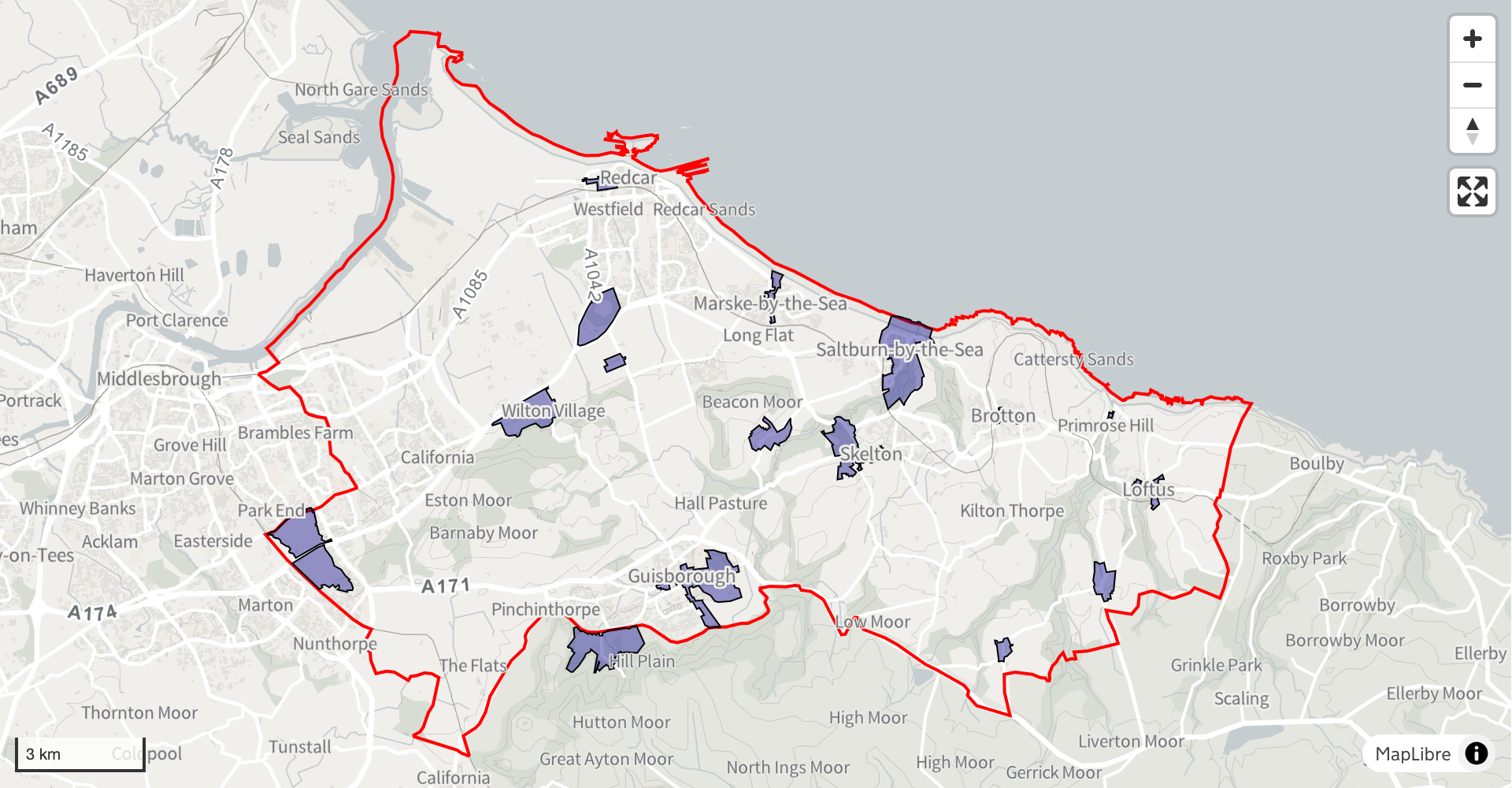 Map of Milton Keynes City Council's Conservation area